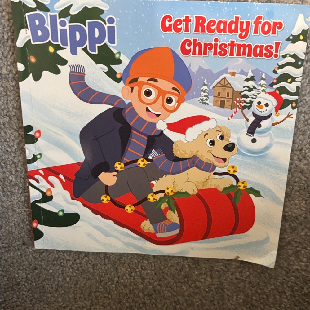 Blippi Christmas book